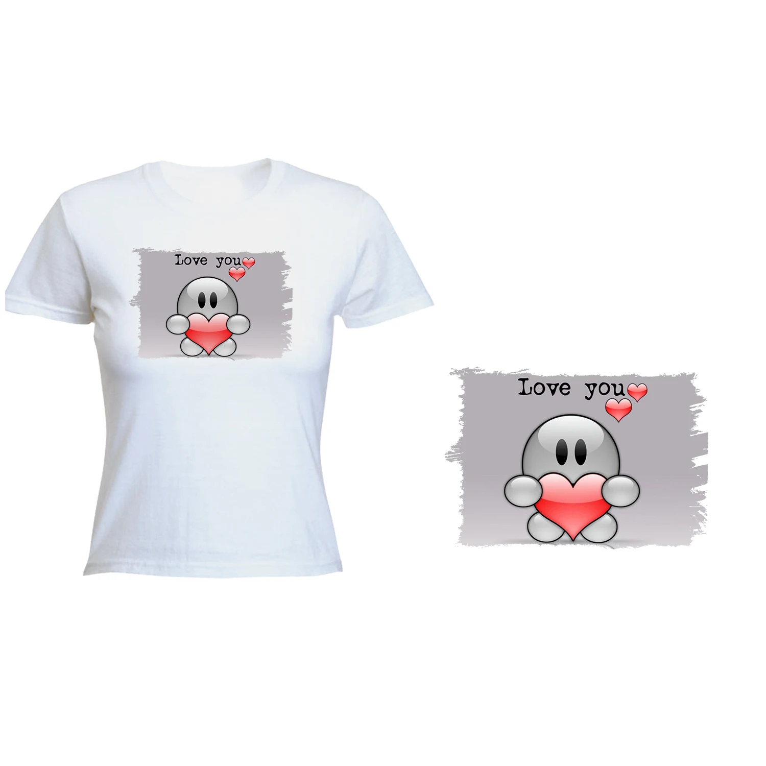 WOMENS T-SHIRT I LOVE YOU T-shirt