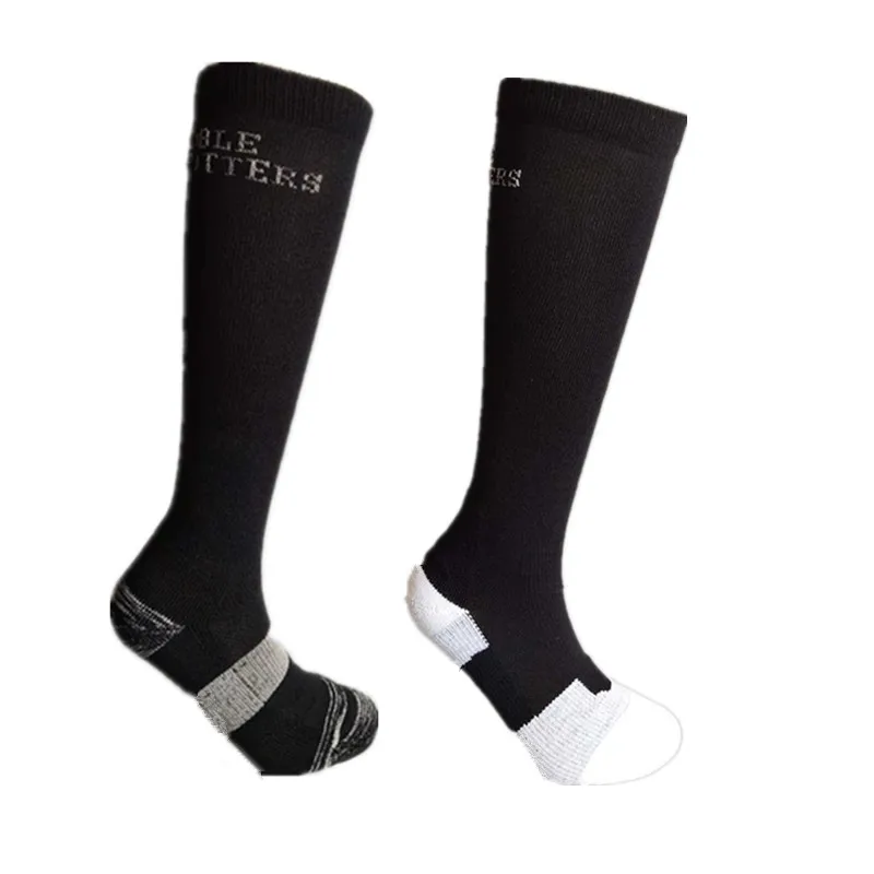 Horse Riding Socks 2 Pairs/Pack Horseback Riding Socks Men Women Unisex Cotton Long Socks Equestrian Sport Horse Rider Equipment