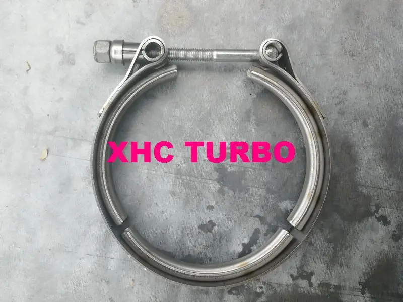 

NEW HX50W HX55W Turbo Turbocharger Compressor Housing Elbow Pipe V band Clamp 5266140 88MM