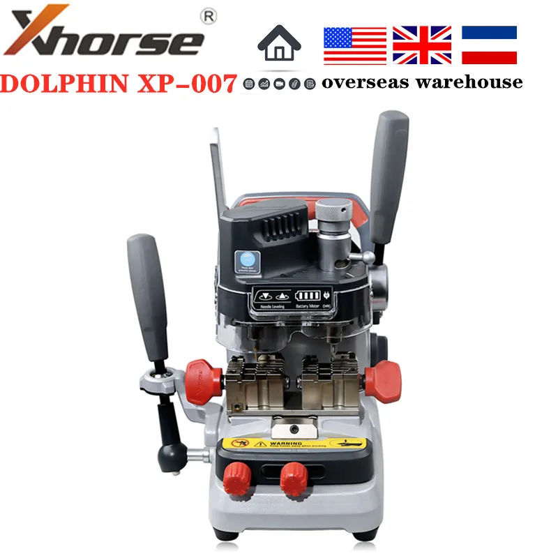 Xhorse Condor DOLPHIN XP007 Manually Key Cutting Machine for Laser Dimple and Flat Keys XP-007