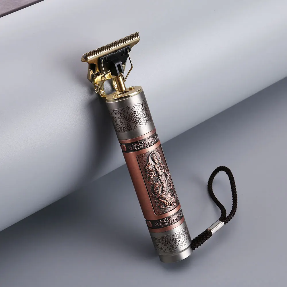 USB Có Thể Sạc Điện Chuyên Nghiệp Kẹp Tóc Máy Cắt Cỏ Tông Đơ Cắt Tóc Máy Kiểu Tóc Râu Máy Cắt Nam Di Động Nhỏ