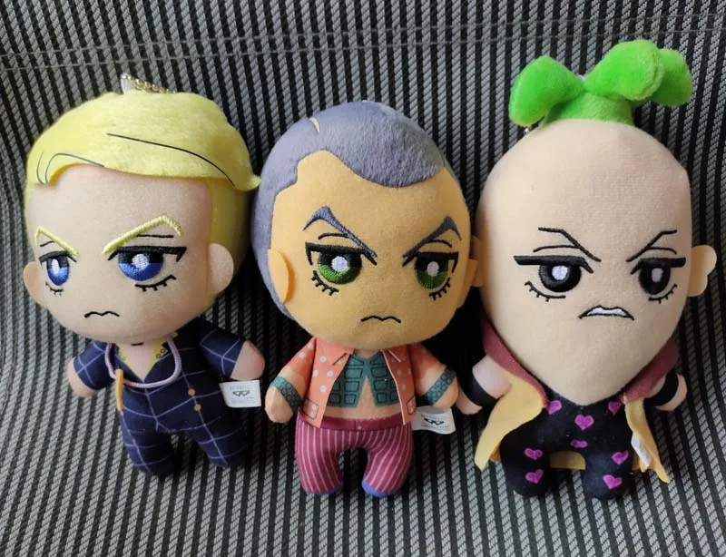 NEW JoJos Bizarre Adventure Tomonui Plush Doll FORMAGGIO & PESCI & PROSCIUTTO