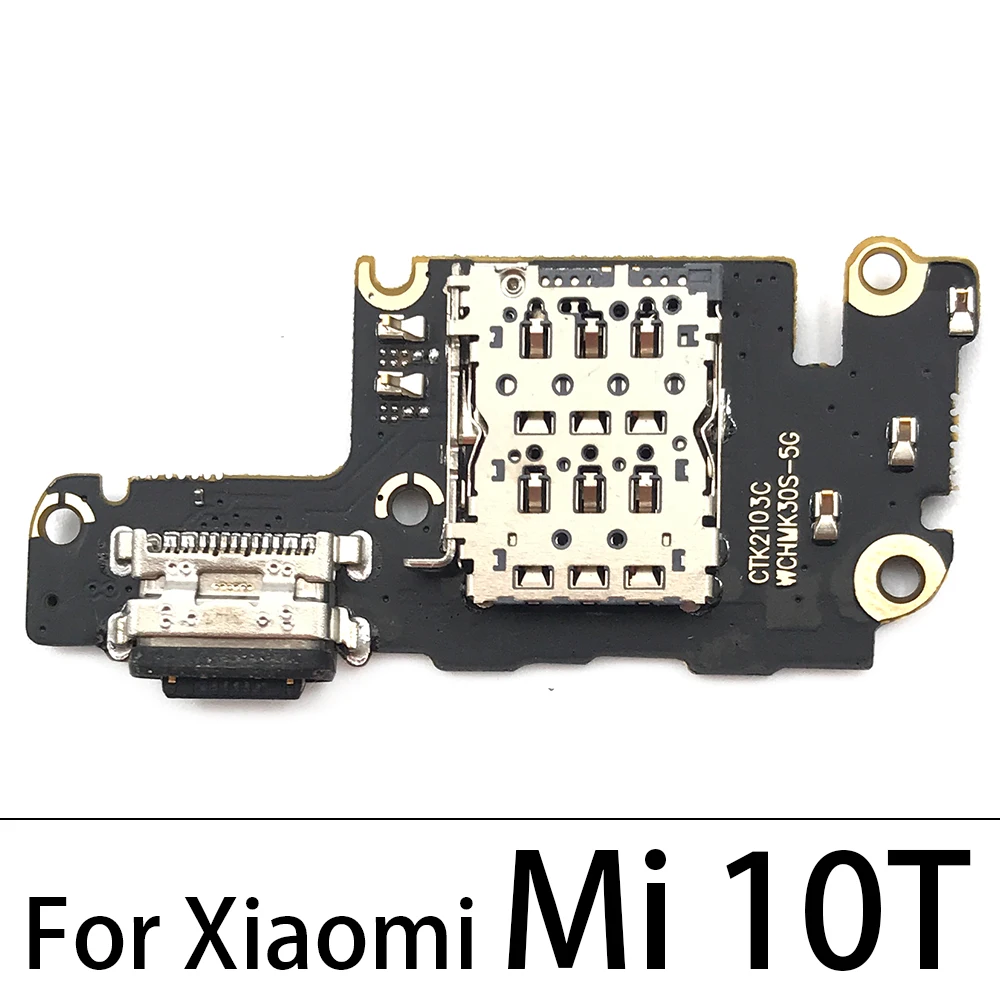 20 Stuks Usb Oplaadpoort Flex Kabel Dock Connector Board Met Microfoon Voor Xiaomi Mi Poco F2 Pro Mi 10T Dock Connector