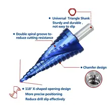 Metal Step Drill 4-32mm HSS Nano Coated #2