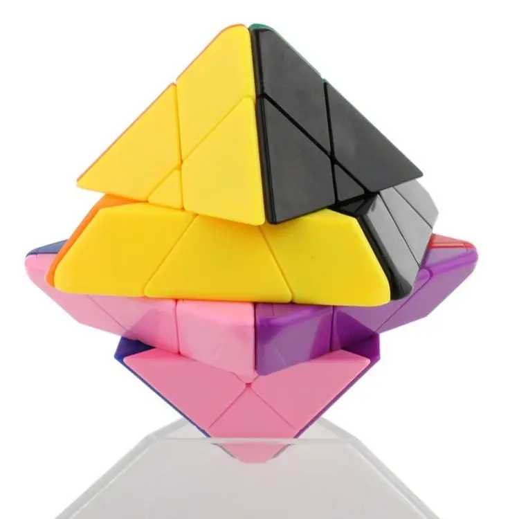 Lanlan 4x4 Octahedron Magic Cube Puzzles stickerless Learning Educational Cubo magico Toys for kid Gift Idea Drop Shipping 4x4x4
