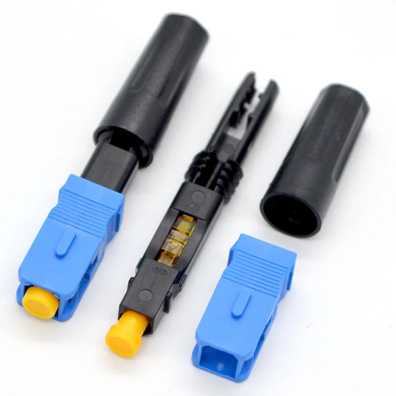 GONGFENG 200PCS New Optical Fiber Fast Connector FTTH Embedded SC Fiber Optical Quick Connector Special Wholesale TO Russia