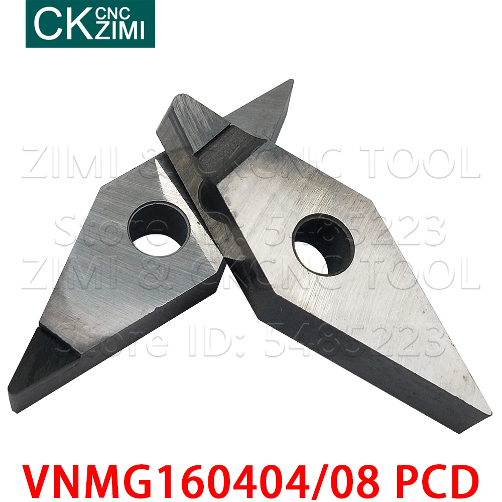 VNMG VNMG160404 PCD VNMG160408 PCD вставка Алмазная Поворотная лопасть CNC внутренний токарный инструмент металлический токарный станок вставка для медного алюминия