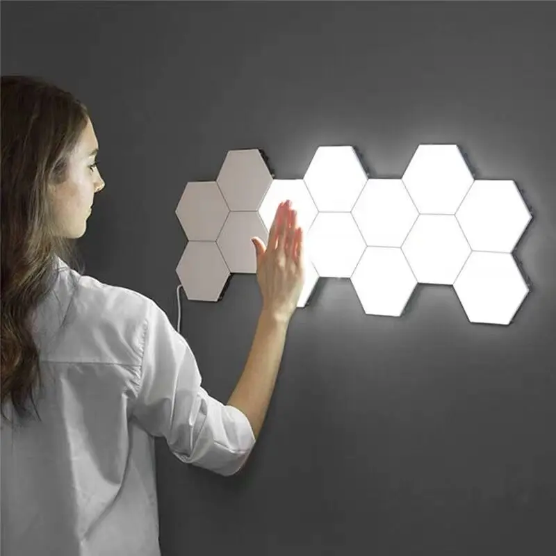 Modern LED Night Lights Quantum Lamp Modular Touch Light Touch Sensitive Lighting LED Night Light Magnetic Bedroom Decoration