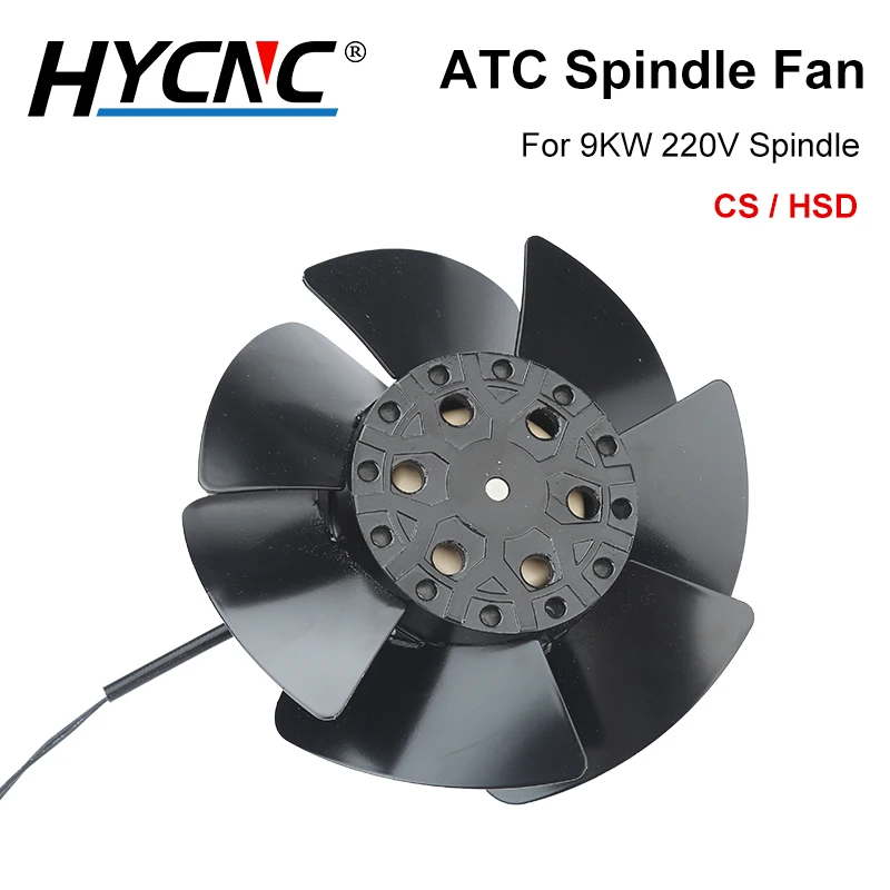 CNC Milling Machine Automatic Tool Change Spindle Motor Fan 220V Instead Of 9KW CS ATC Spindle Fan Woodworking Engraving