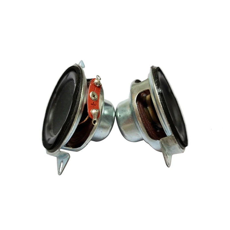 2pcs 1.5 inch Bookshelf Full Range Speaker 40mm 4 ohm 5W Music Column PU Side 16 core Speakers Horn for USB BT Speaker Sound Bar