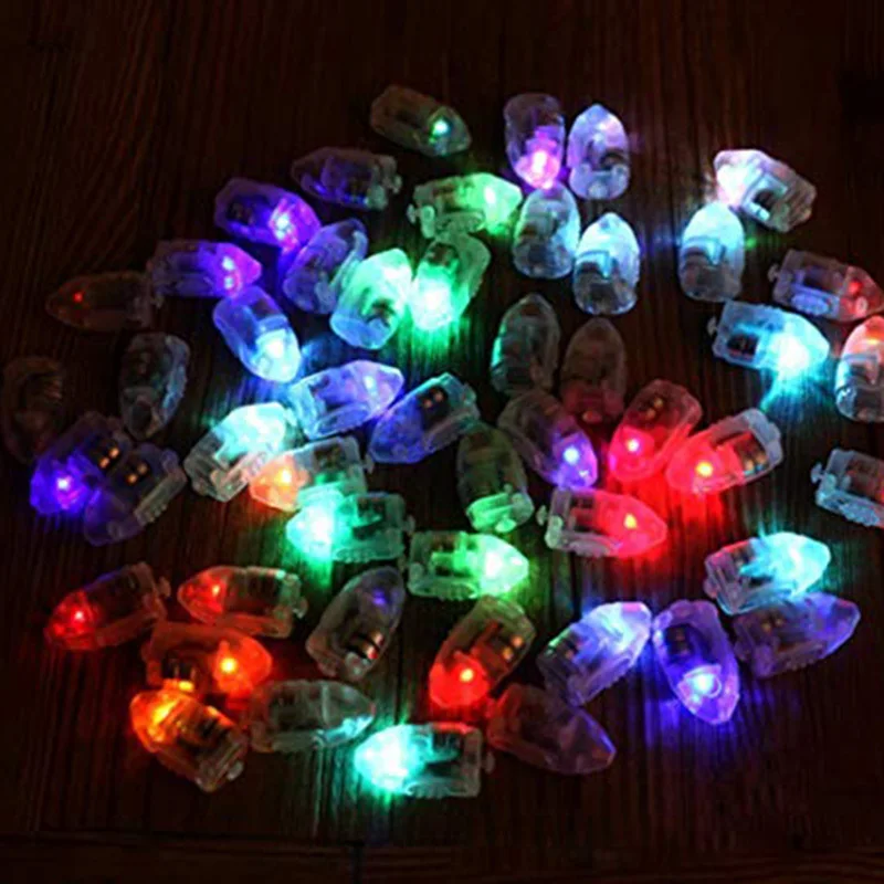 50Pcs/lot Round Ball LED Balloon Lights Mini Flash Luminous Lamps for Lantern Bar Birthday Wedding Party Decoration