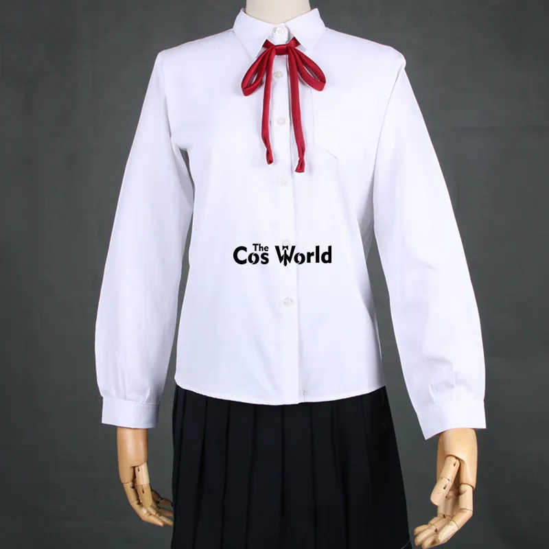 XS-5XL Mannen Vrouwen Lente Herfst V-hals Lange Mouwen Slanke Witte Overhemd Tops Blouses Voor Jk Schooluniform student Kleding