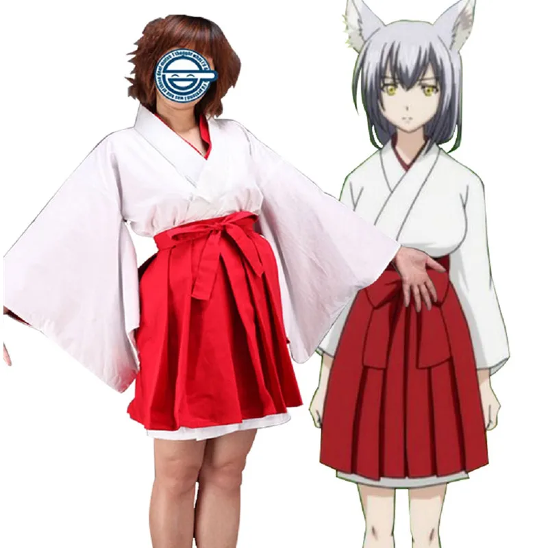 

Our Home's Fox Deity Cosplay Costume TenKo Gyokuyou Kimono