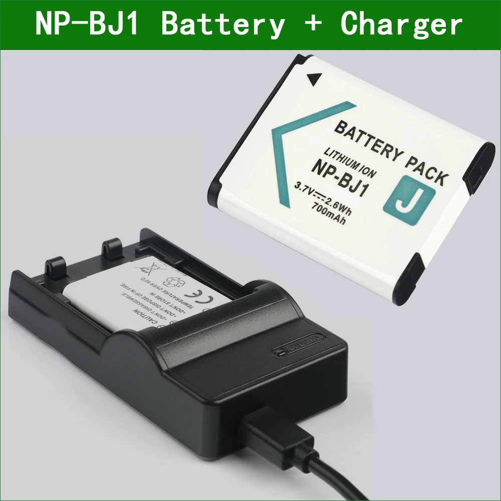 Lanfulang NP-BJ1 NP BJ1 NPBJ1 Digital Camera Battery + Charger for Sony DSC-RX0 RX0 RX02 DSC-RX0M2 RX0 2 RX0 II Action Cam