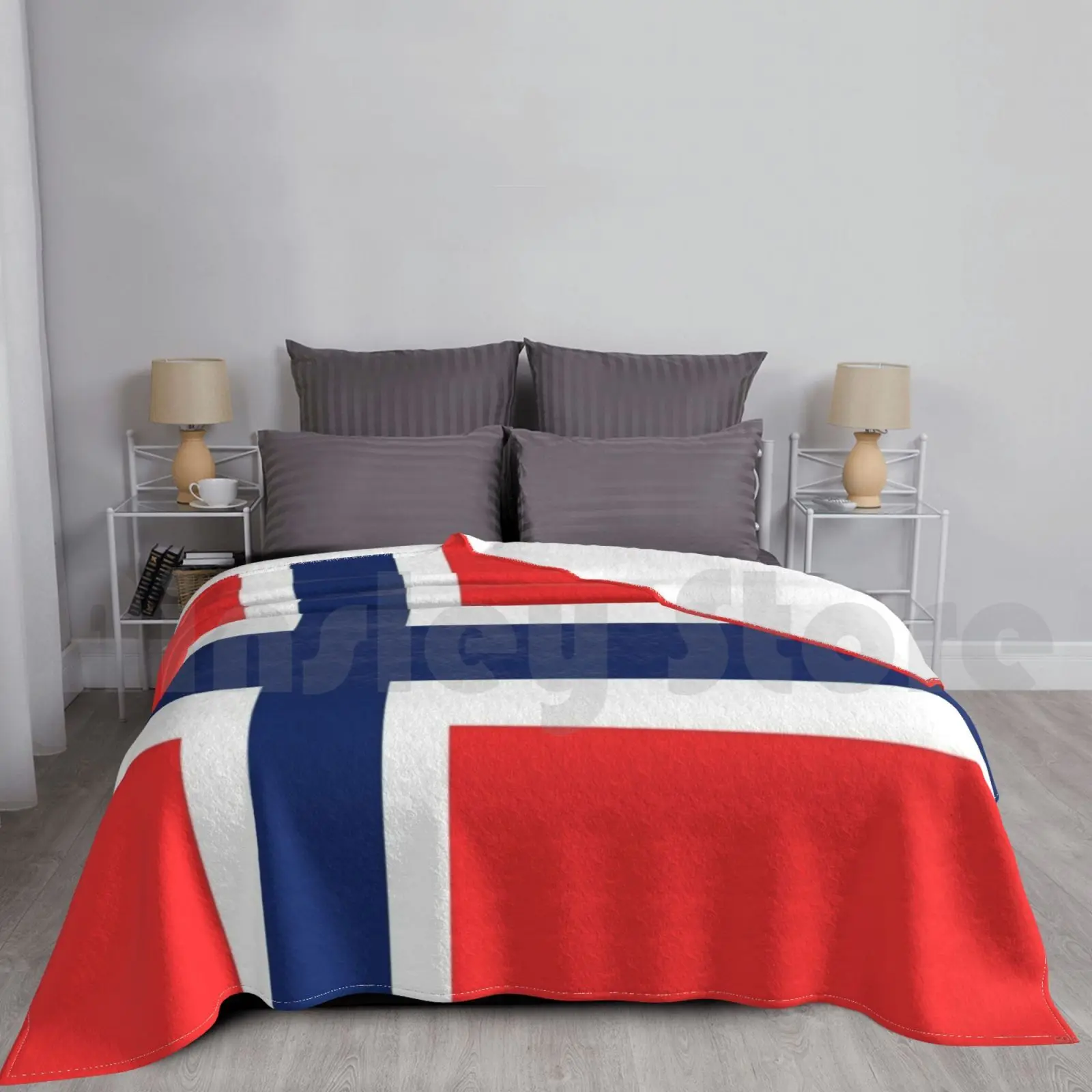 Norway Blanket Fashion Custom Aline Top Shower Flag Flags World Country Countries Europe Asia Africa North