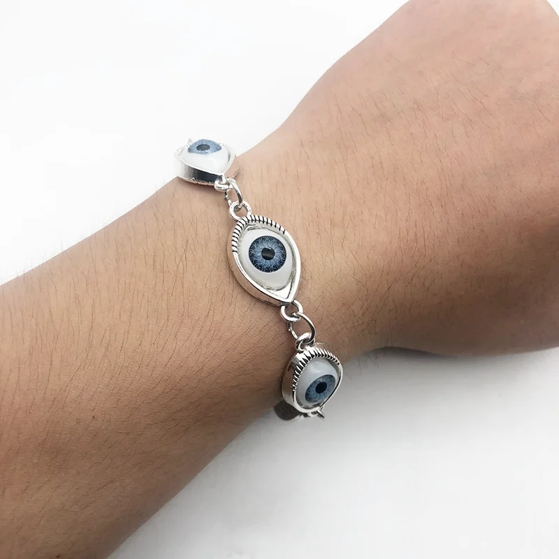 Goth Egirl Turkish Demon Evil Eye Bracelet Witch  Lucky Gift Grunge Indie Bracelet  Aesthetic Jewelry