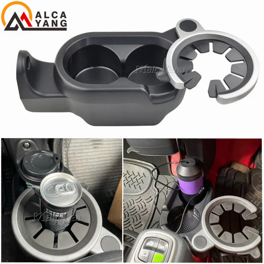 Car Center Console Water Cup Beverage Bottle Holder Coin Tray A4518100370 For Mercedes-Benz Smart Fortwo 451 Car Styling