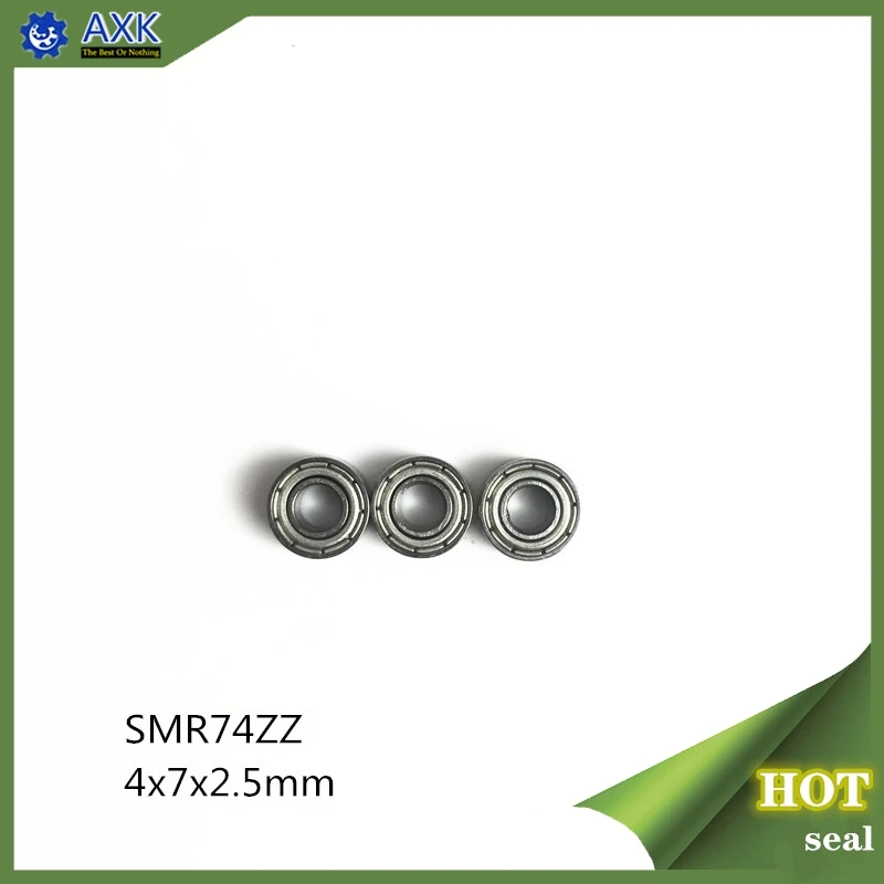 

SMR74ZZ Bearing 4*7*2.5 mm ( 10PCS ) ABEC-1 Stainless Steel Ball Bearings Shielded SMR74Z SMR74 Z ZZ