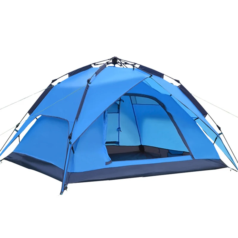 

3-4 People Automatic Tent Simple Camping Tent Portable Backpack Double Multi-Person Travel Camping Camping Tent