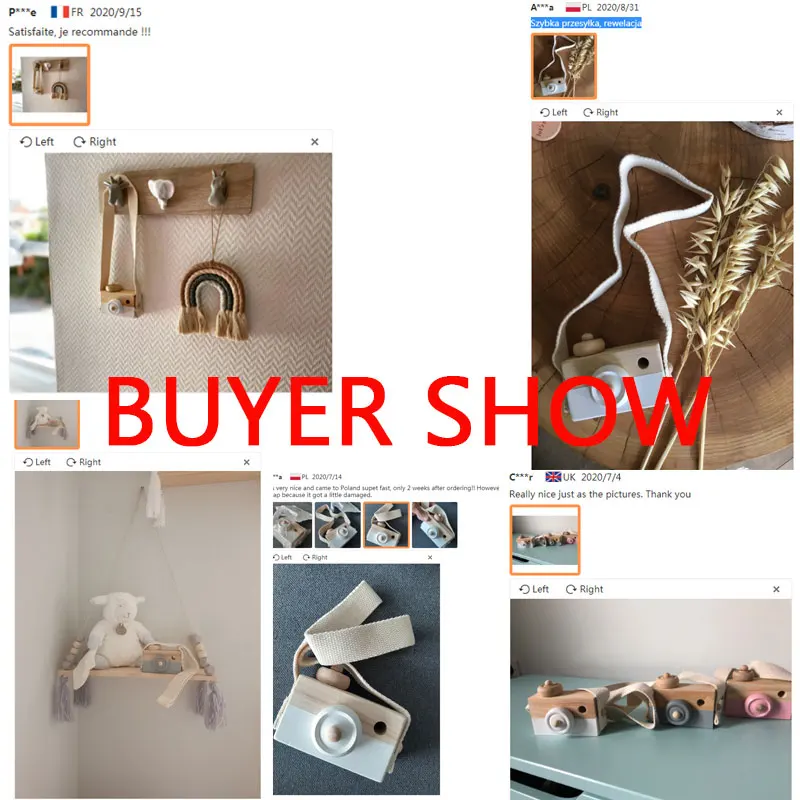 Yapalım 1 adet ahşap bebek oyuncakları moda kamera kolye Montessori oyuncaklar çocuklar için ahşap DIY hediyeler hemşirelik hediye bebek bloğu