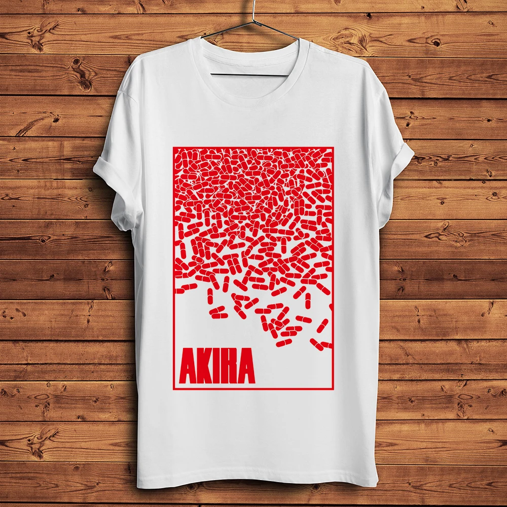 anime Akira kaneda funny t-shirt men new white casual short sleeve tshirt homme cool manga unisex streetwear tee