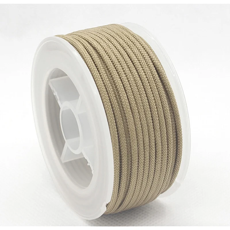 About the Fit Nylon Round Cords 2mm 3mm Braided Threads DIY String Strap Ropes Beading Bracelet For Jewelry Making Woven Lace