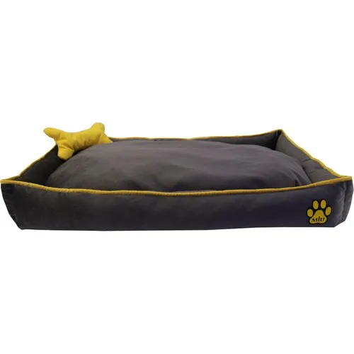 Miu Foal Feather Cat And Dog Bed 15x70x100 cm Gray