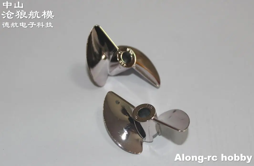 2pcs RC Model Boats Spare Part 40mm Metal Propeller for Volantex rc Vector80 V798-2 798-4P 798-3 SR85 ATOMIC SR80 Pro