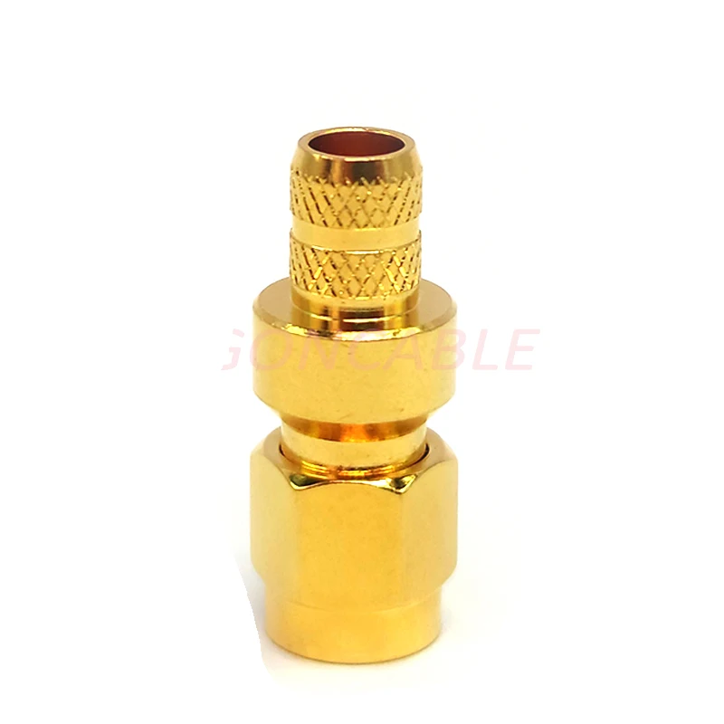 

2pcs/4pcs/6pcs RF coaxial connector SMA-J-4 male head adapter to L-M-R240 C-N-T240 50-4 cable