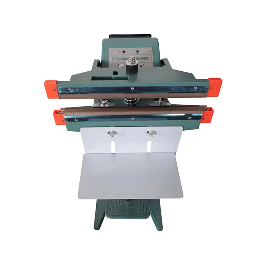 

SF-350X2 Aluminum Frame Pedal Sealing Machine Film Plastic Sealing Machine Plastic Bag Heat Sealing Machine 220V 1000W 0.2-9/S