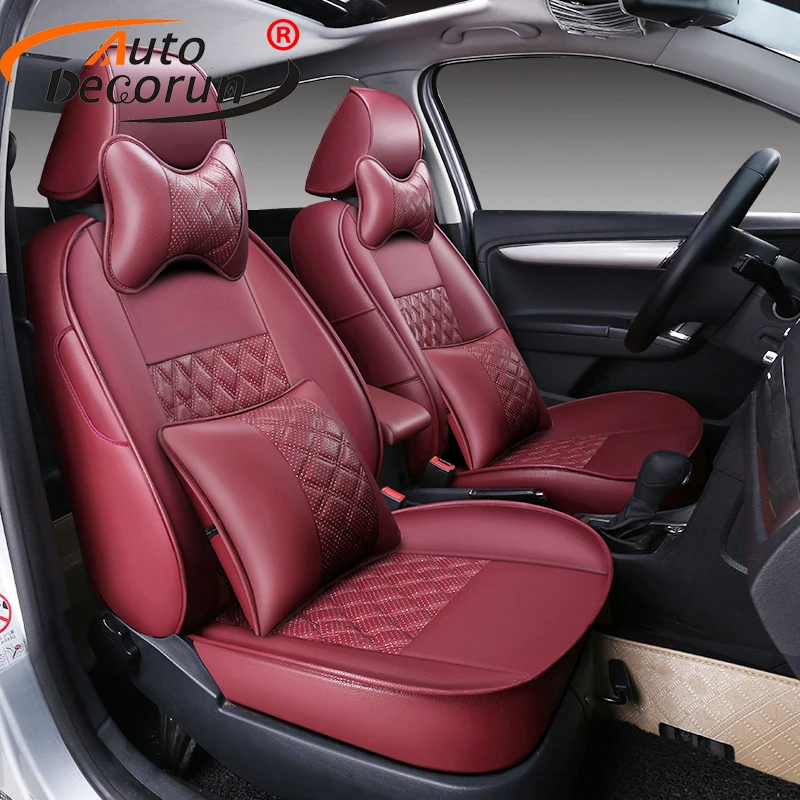 

AutoDecorun Custom Fit Seat Cushion for Renault Koleos Seat Cover for Car Accessories PU Leather Seat Supports Styling 12PCS/Set