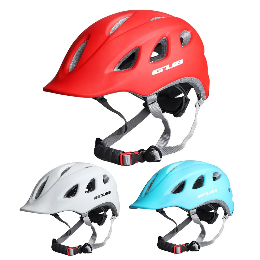 GUB Ultra-light Integrally-molded Cycling Helmet MTB Road Bike Ciclismo Safe Cap 18 Air Vents 57-60cm Bicycle Helmet parts