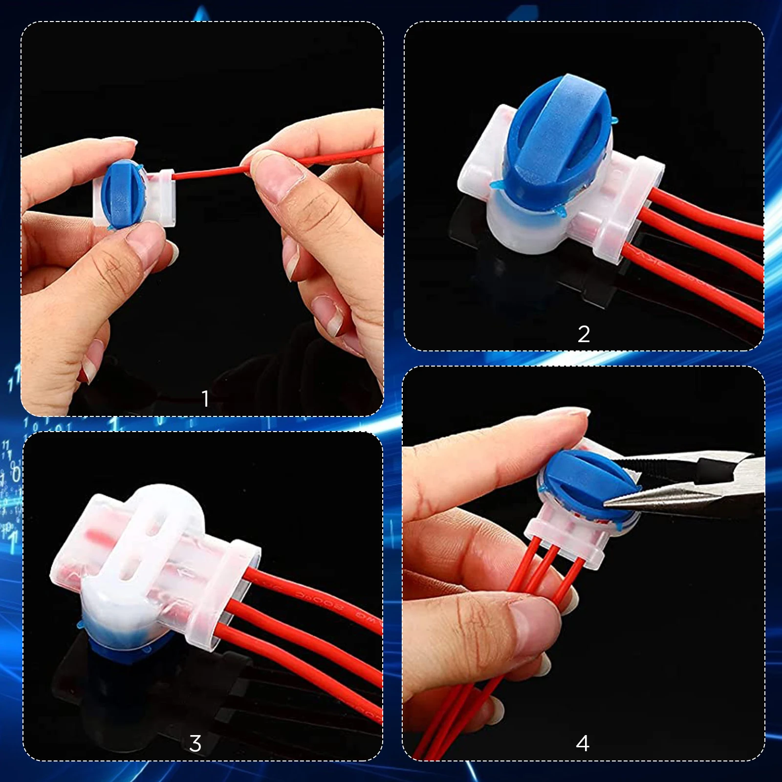 20 Pcs Cable Connector 314 For Automover Robot Lawn Mower Husqvarna Gardena Waterproof Network Cable Wire Connectors