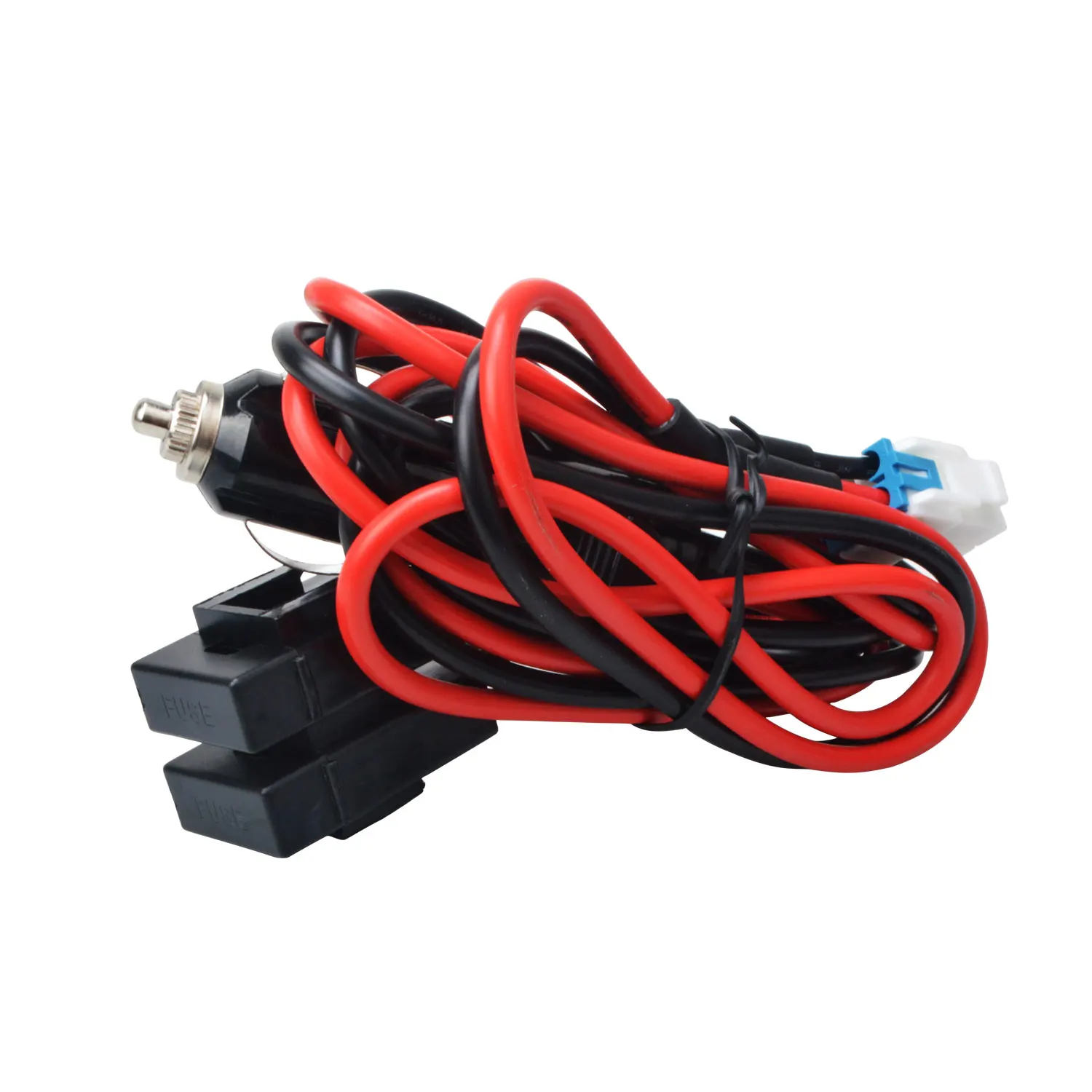 Encendedor de cigarrillos de 13,8 V, Cable de alimentación enchufable de 1,5 metros, 30A con fusible para ICOM IC-7000, Kenwood, IC-7600, Yaesu, FT-2000, FT450