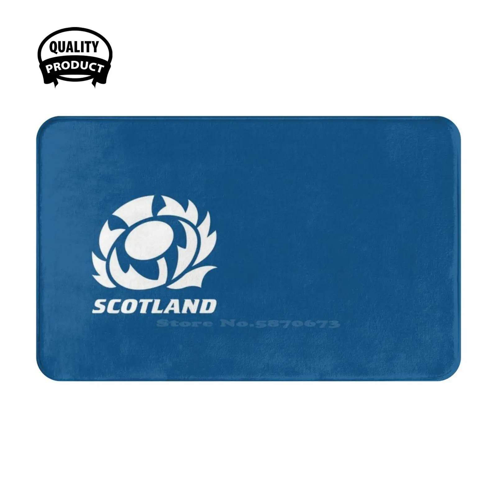 Scotland 6 Nations Championship Soft Cushion Home Carpet Door Mat Car Rug Scotland 6 Six Championships Scottish Rugby Four