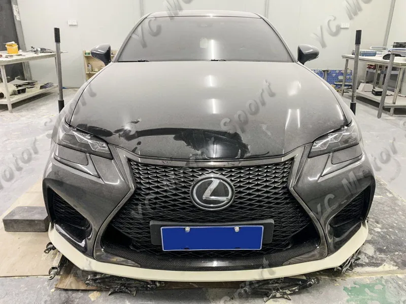 

Автомобильные аксессуары CF Carbon FiberTM Style Передняя губа подходит для 2016-2018 GS F 5.0L V8 TM Style Передняя губа