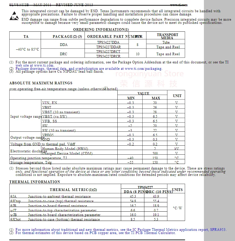 同期ステップダウン変換器,5個,tps54227ddar 54227 sop-8 tps54227dda tps54227 4.5vから18v,100%