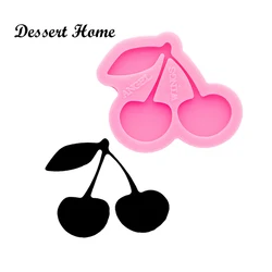 DY0337 Bright Cherry Mold Resin Craft Fit Perfectly on A Pop, Silicone Mould for  keychain Epoxy Resin