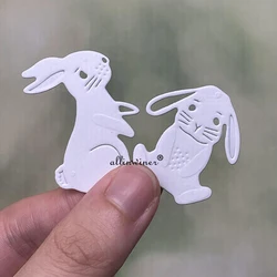 Cute bunny decoration DIY Craft Metal Cutting Die Scrapbook Embossed Paper Card Album Craft Template Stencil Dies