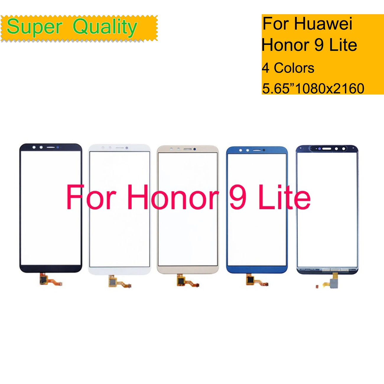 For Huawei Honor 9 Lite LLD-AL00 LLD-AL10 LLD-TL10 LLD-L31 Touch Screen Panel Sensor Digitizer Front Outer Glass Replacement