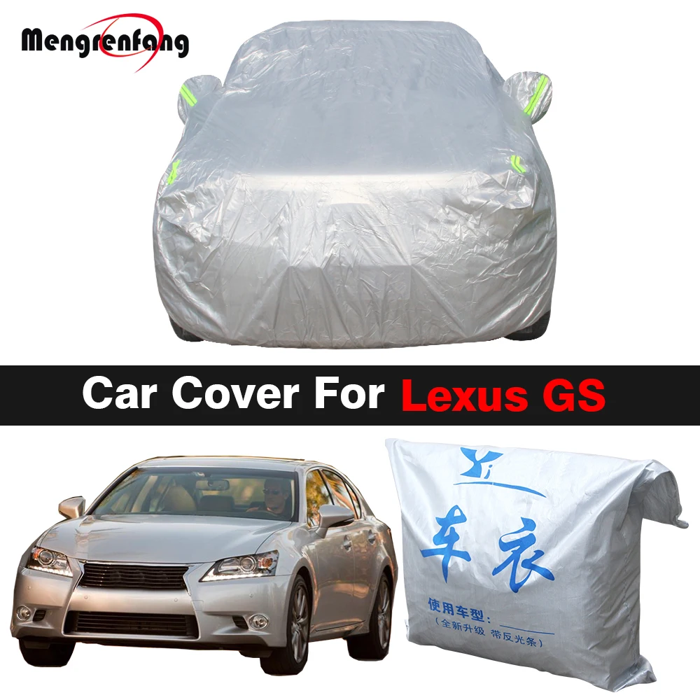 Full Car Cover Sun Shade Anti-UV Snow Rain Resistant Auto Cover For Lexus GS GS250 GS300 GS350 GS200T GS400 GS430 GS450h GS460