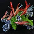 Pluma roja ranurada