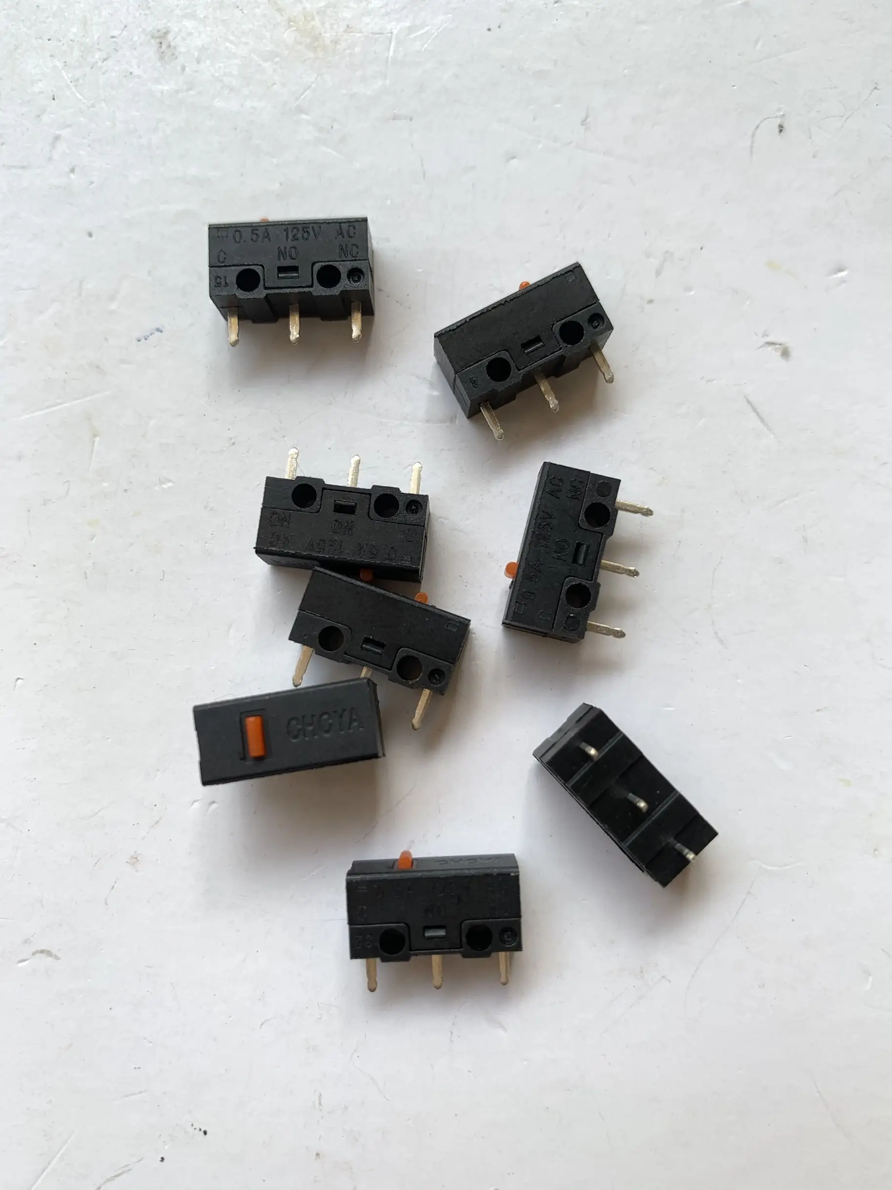 

Оригинальная новая 100% мышь WDK-01A без ручки, 3-контактный микропереключатель, сенсорная кнопка, контактный переключатель, серебряный контакт