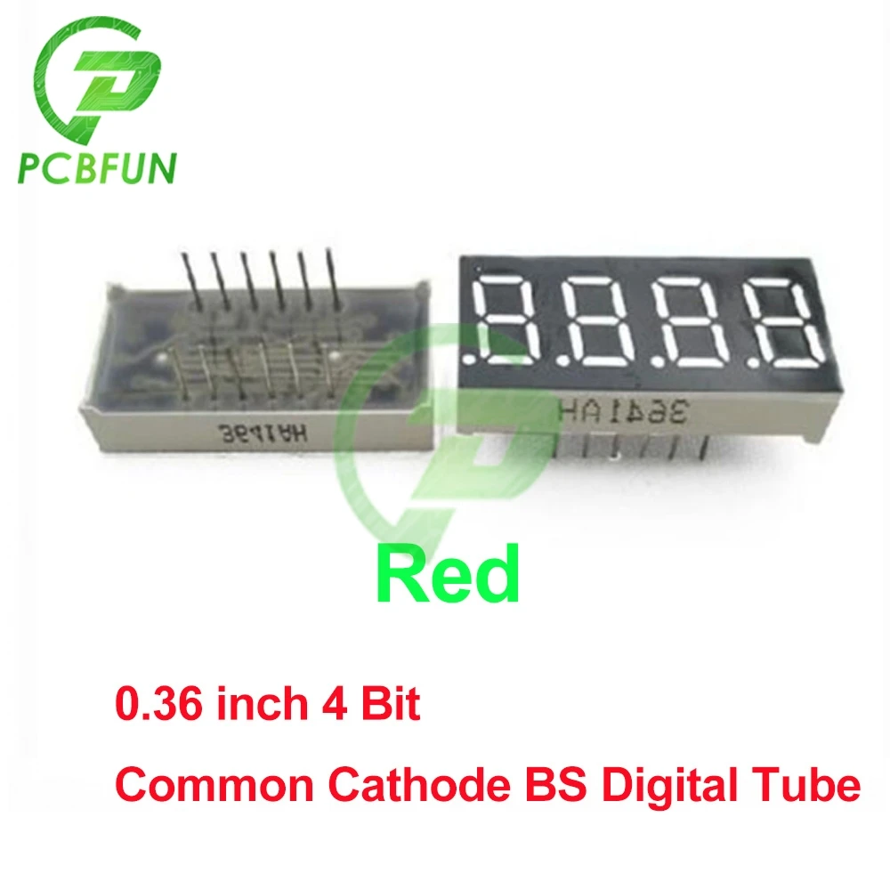 0.5 pollici Da 1.8 Pollici Da 0.36 Pollici display A LED 7 Segmenti 1 Bit 4 Bit Cifre Tubo Rosso, Catodo Comune/anodo Digitale Led 7 Segmenti Modulo