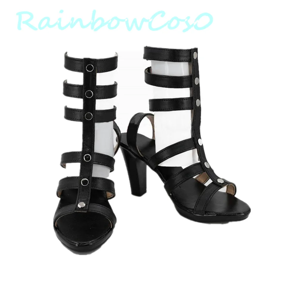 Persona 5 Tae Takemi Zwart Cosplay Schoenen Laarzen Game Anime Halloween RainbowCos0 W1589