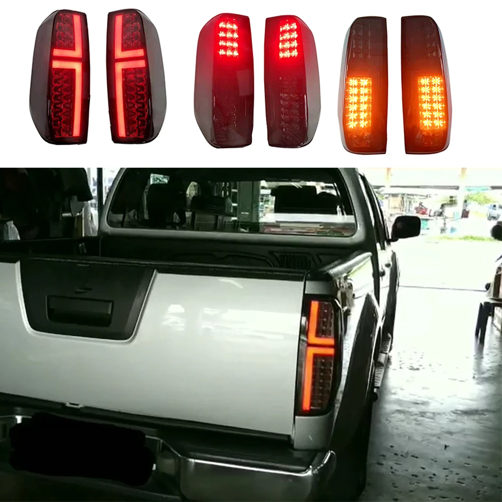 

1Set LED Taillight For Nissan Navara D40 Frontier 2005 -2014 Smoked Tail Light Brake Light 4X4 Offroad Pickup Parts