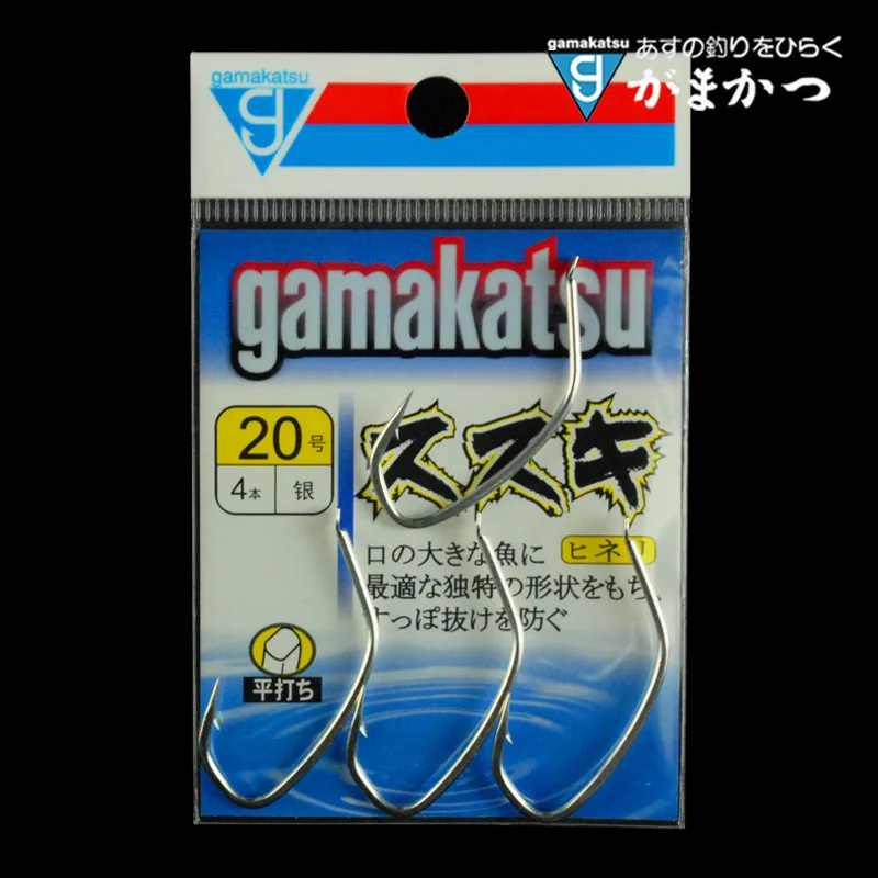 Gamakatsu Perch anzuelo de alta calidad con púas blancas - imagen 5