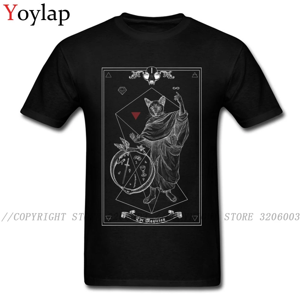 Tarot The Magician I inverted Casual Tops T Shirt for Boys Cotton Fabric Summer O-Neck T Shirt Group Clothing Shirt Classic