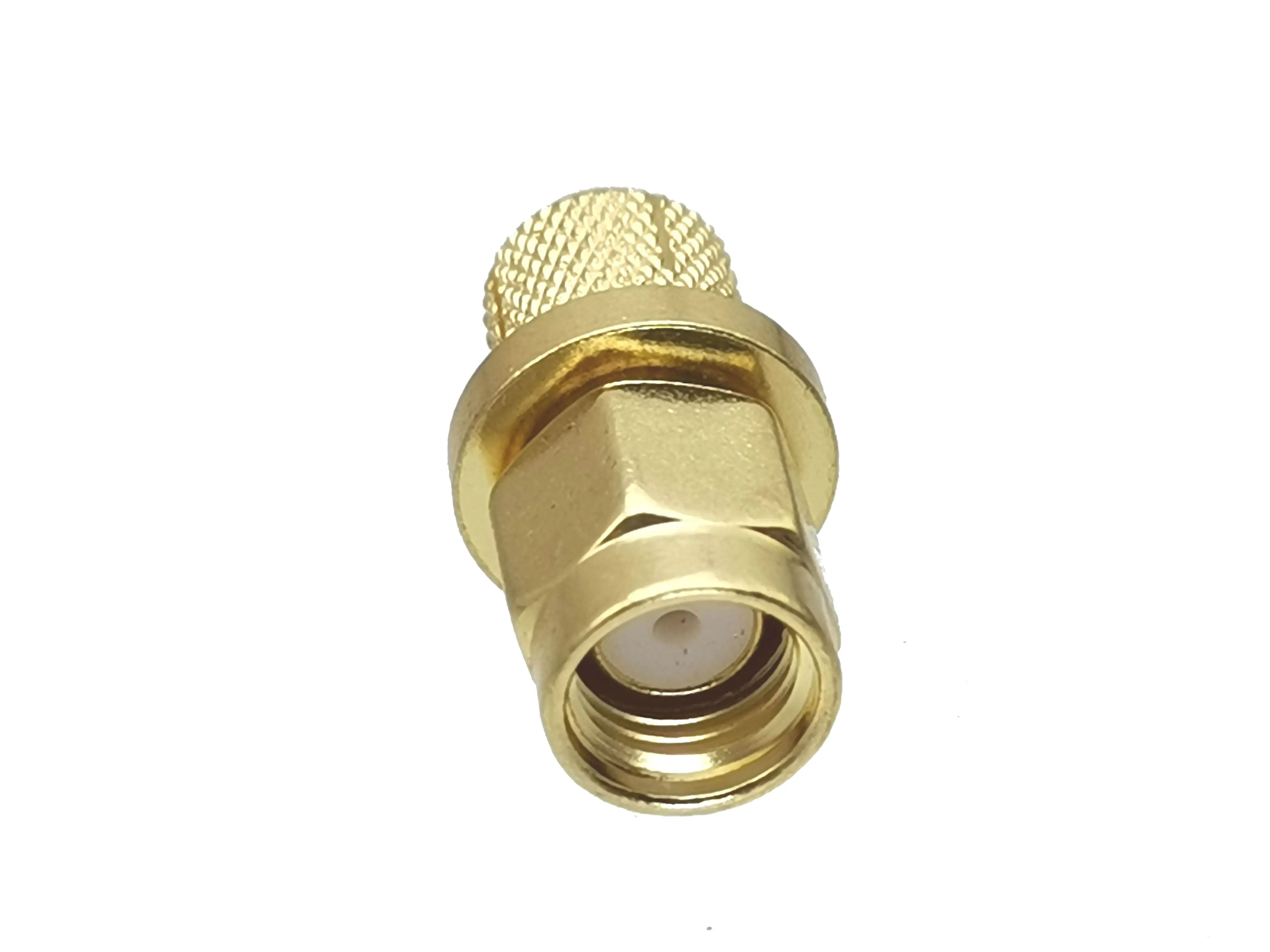 1Pcs Connector RP.SMA RP-SMA Male Jack Crimp RG5 RG6 5D-FB LMR300 Cable Straight