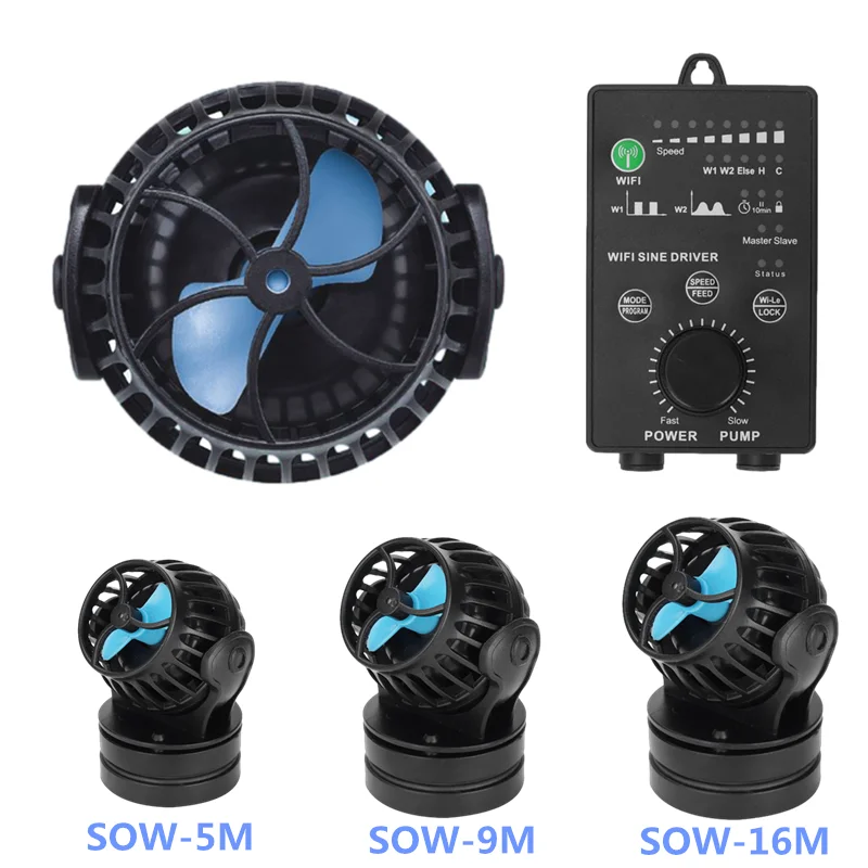 

24V Propeller Aquarium Wave Maker Pump Jebao WiFi/Wireless Wavemaker Silent Fish Tank Oxygen Circulation Flow Surf Pump SOW